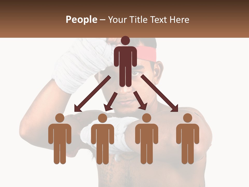 A Fighter Without Rules PowerPoint Template