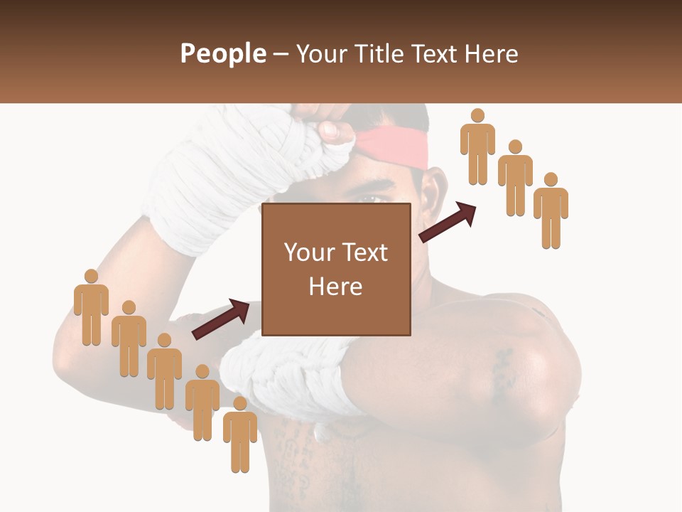 A Fighter Without Rules PowerPoint Template