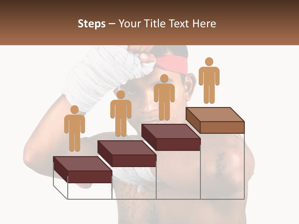 A Fighter Without Rules PowerPoint Template