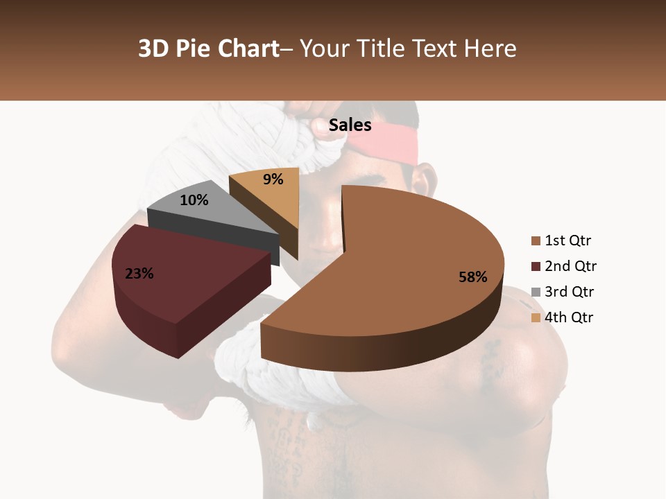 A Fighter Without Rules PowerPoint Template