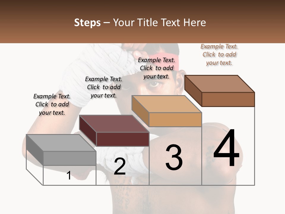 A Fighter Without Rules PowerPoint Template