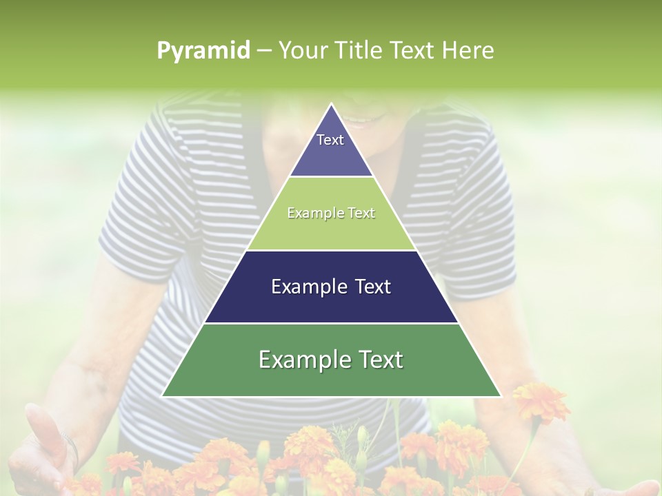 Grandmother Plants Flowers PowerPoint Template