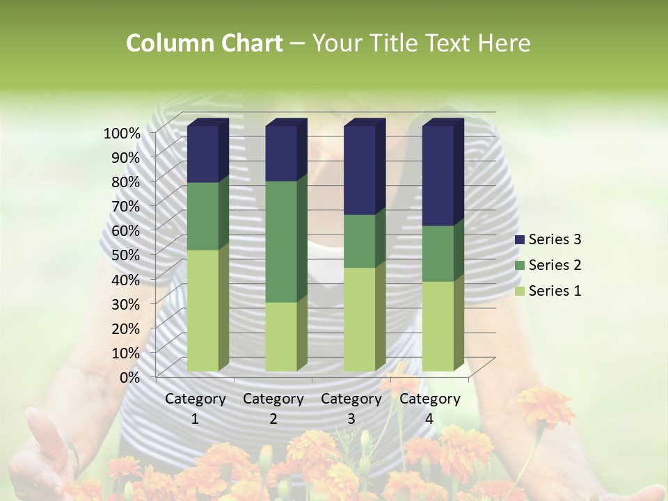 Grandmother Plants Flowers PowerPoint Template