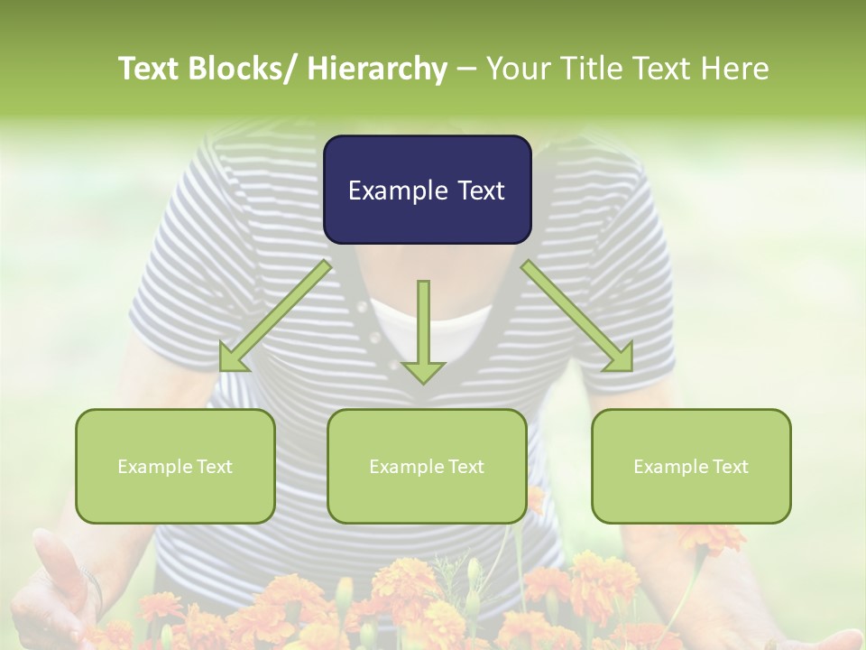 Grandmother Plants Flowers PowerPoint Template