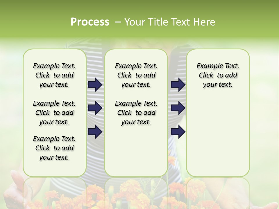Grandmother Plants Flowers PowerPoint Template