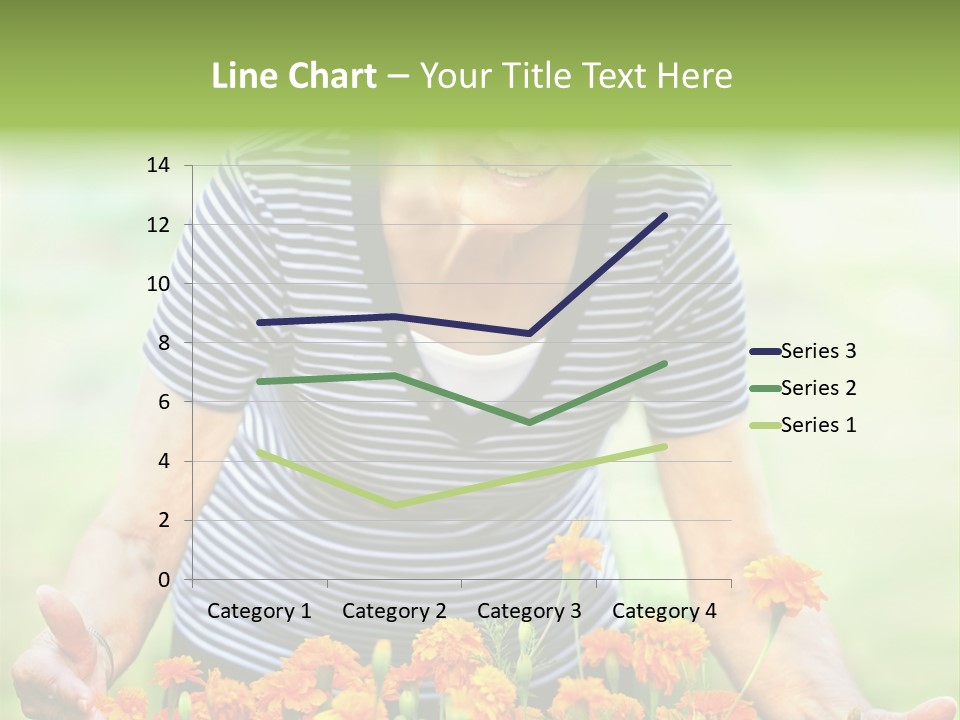 Grandmother Plants Flowers PowerPoint Template
