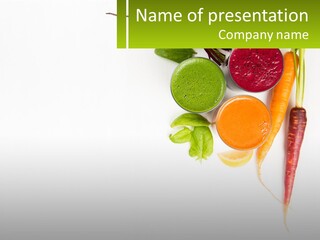 Carrot Juice PowerPoint Template