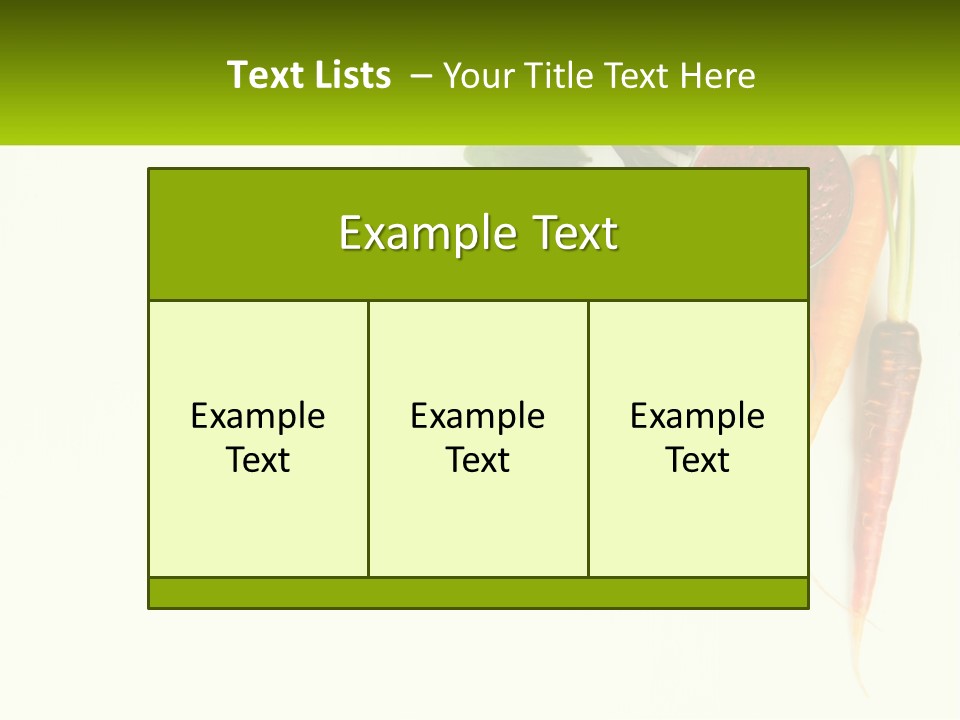 Carrot Juice PowerPoint Template