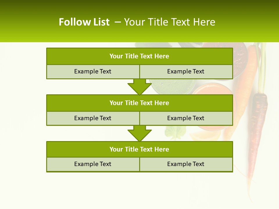 Carrot Juice PowerPoint Template