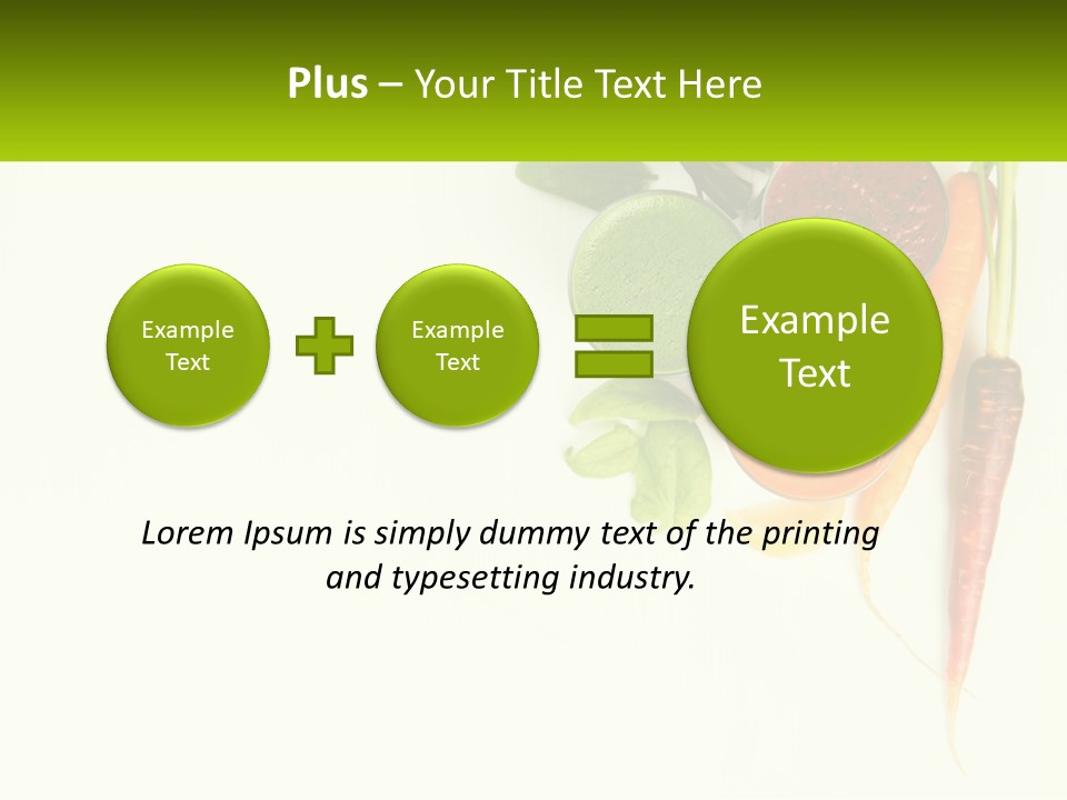 Carrot Juice PowerPoint Template