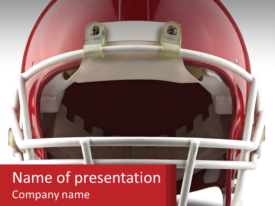 Football Helmet PowerPoint Template