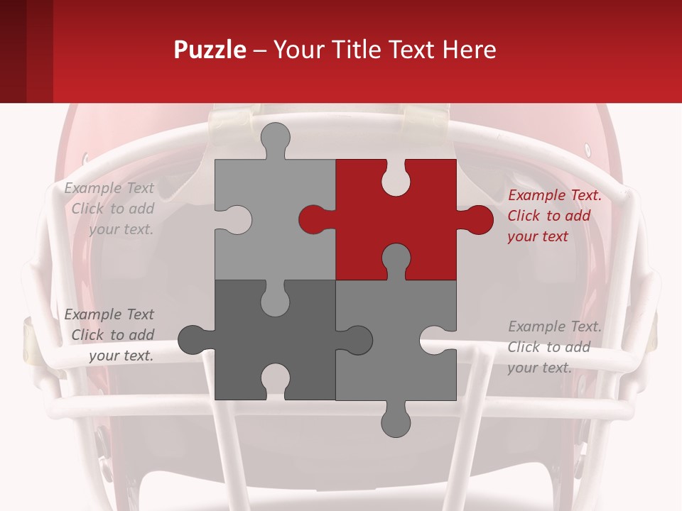 Football Helmet PowerPoint Template