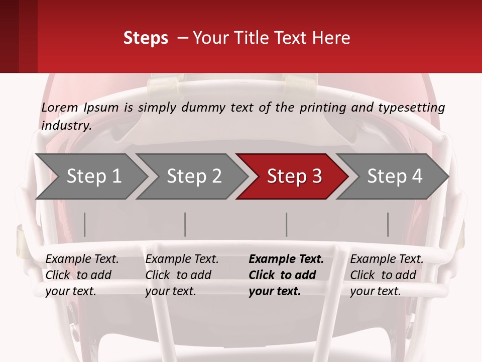 Football Helmet PowerPoint Template