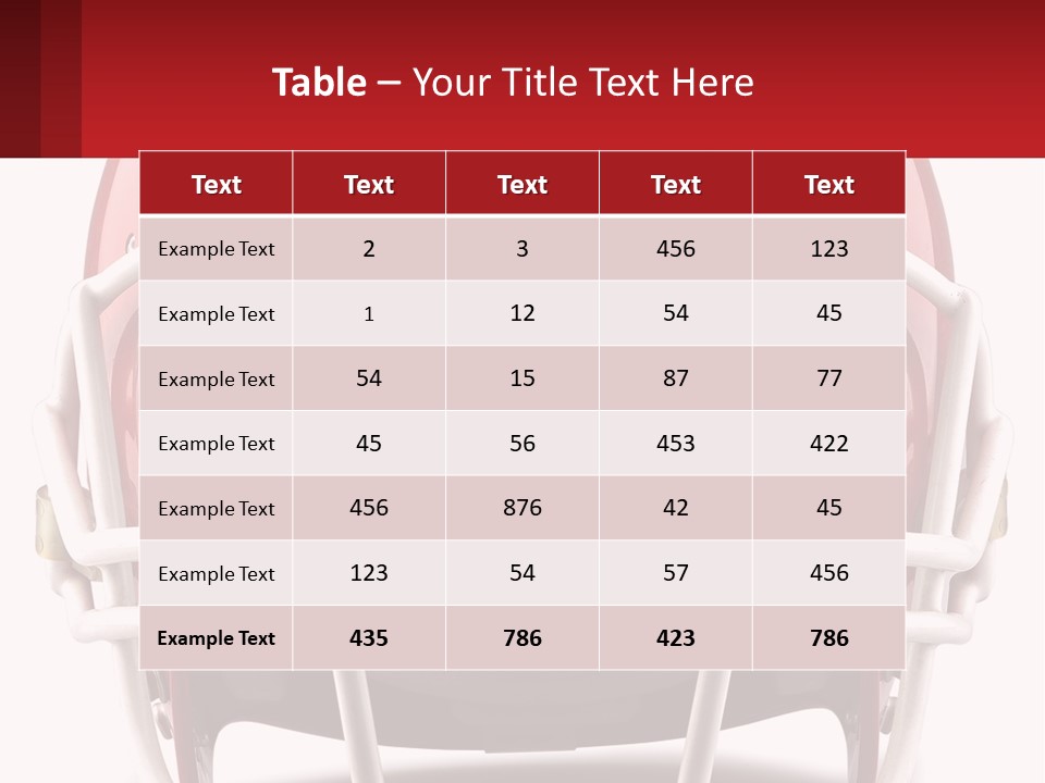 Football Helmet PowerPoint Template