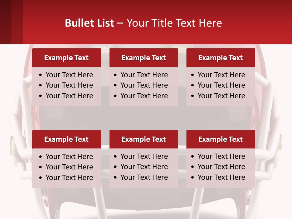 Football Helmet PowerPoint Template