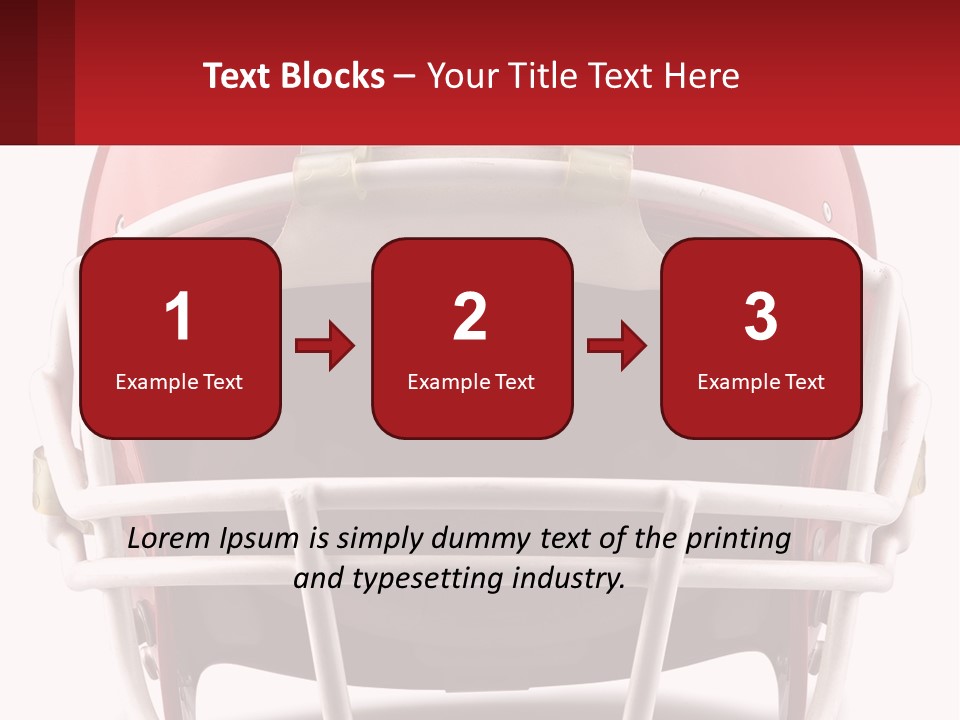 Football Helmet PowerPoint Template