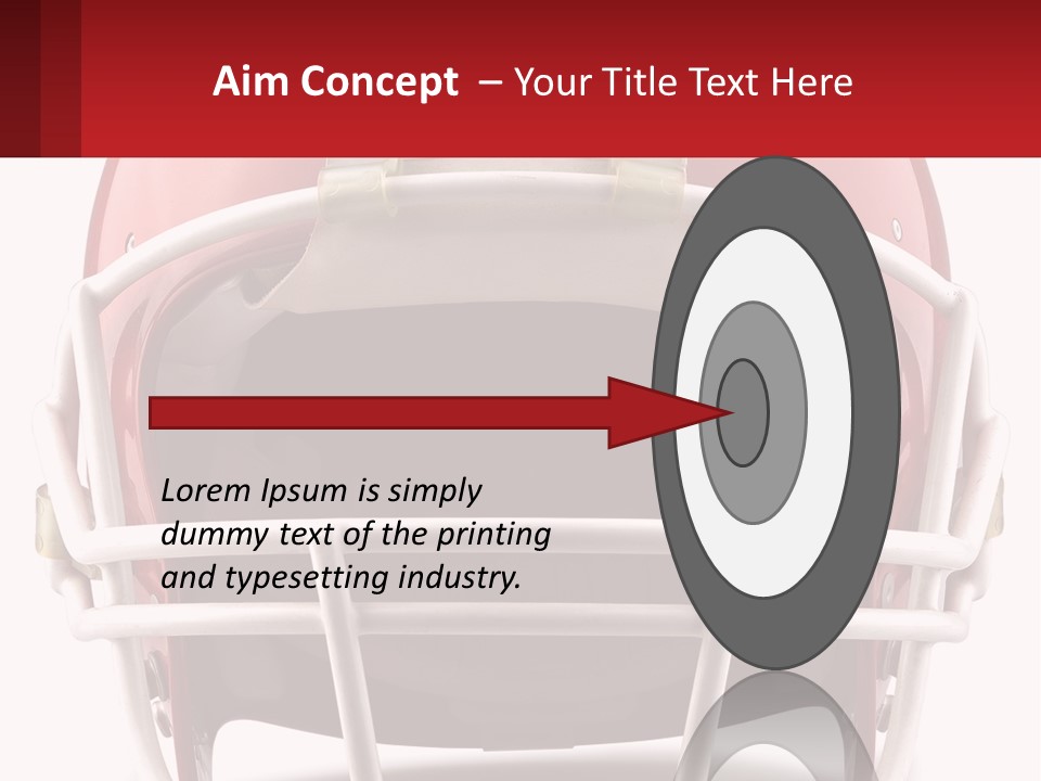 Football Helmet PowerPoint Template
