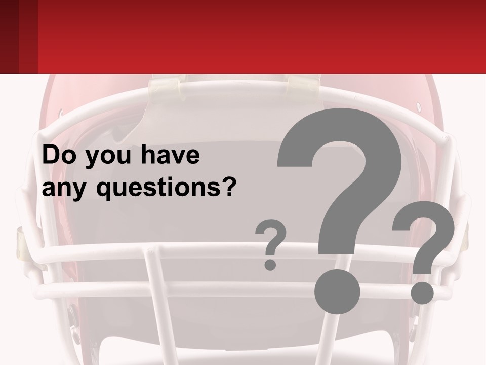 Football Helmet PowerPoint Template