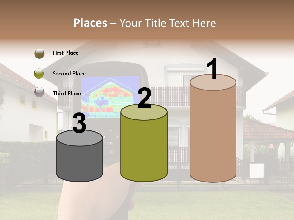 Heat Loss In The House PowerPoint Template