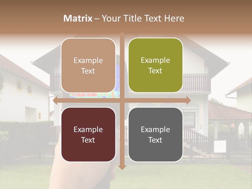 Heat Loss In The House PowerPoint Template