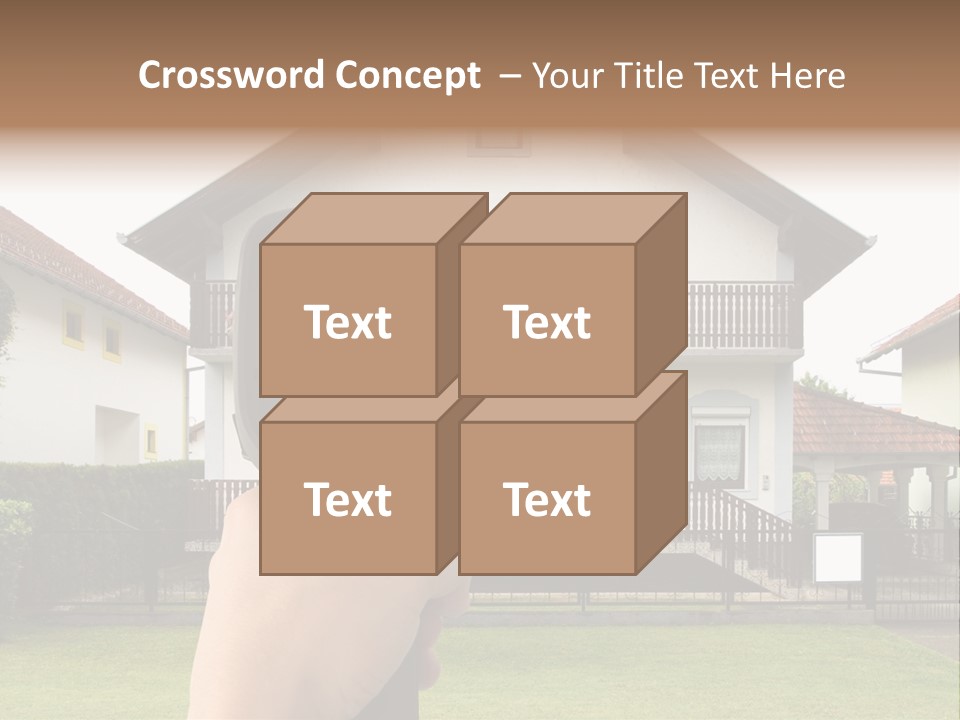 Heat Loss In The House PowerPoint Template