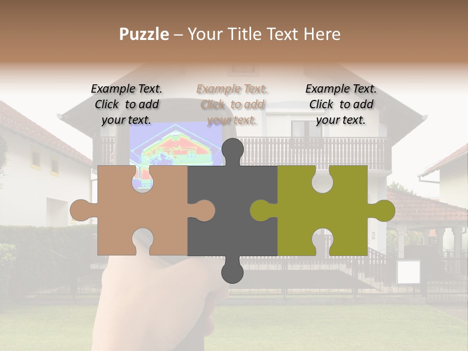 Heat Loss In The House PowerPoint Template