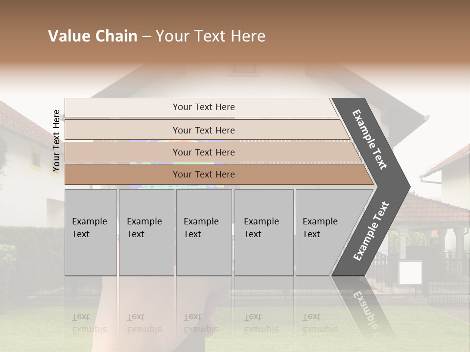 Heat Loss In The House PowerPoint Template