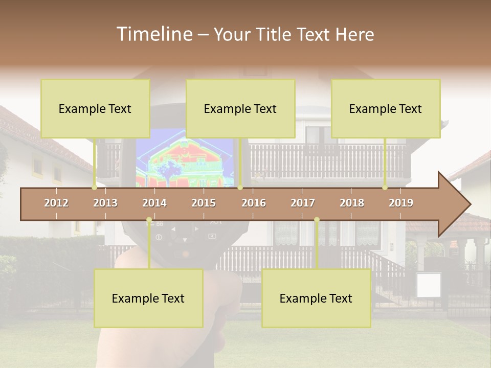 Heat Loss In The House PowerPoint Template