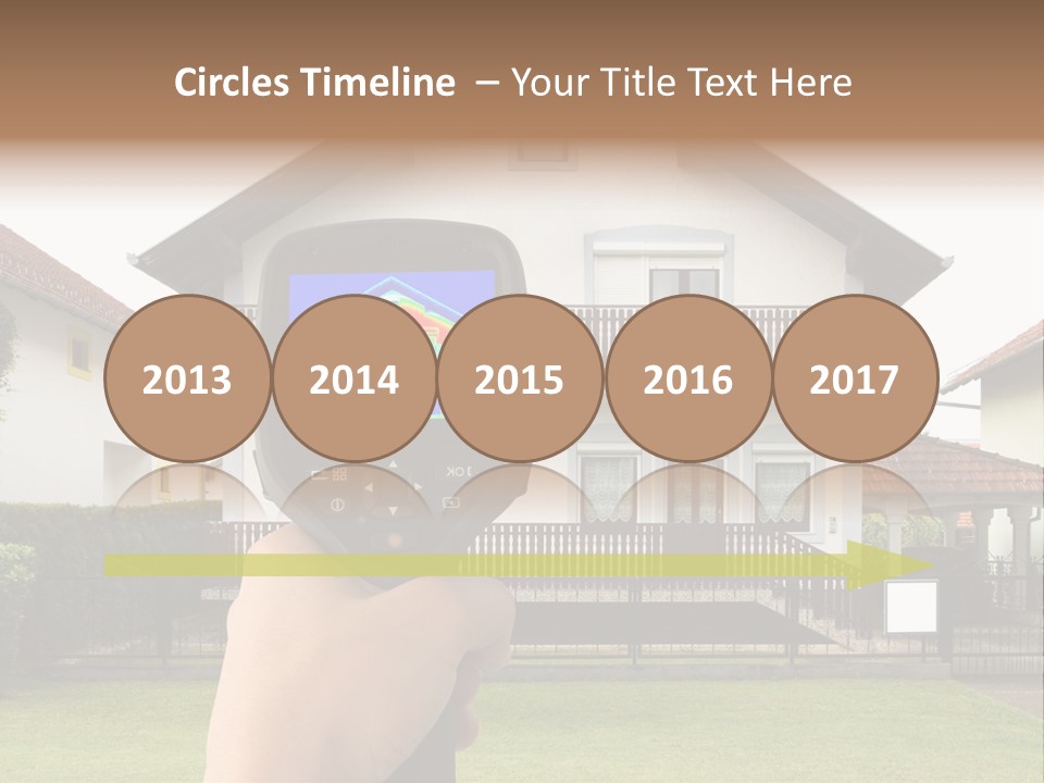 Heat Loss In The House PowerPoint Template