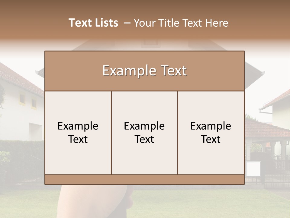 Heat Loss In The House PowerPoint Template