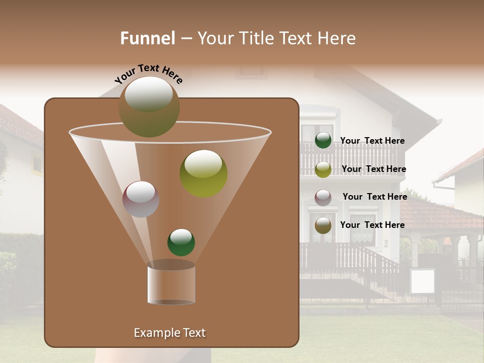 Heat Loss In The House PowerPoint Template