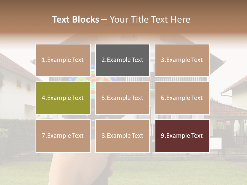 Heat Loss In The House PowerPoint Template