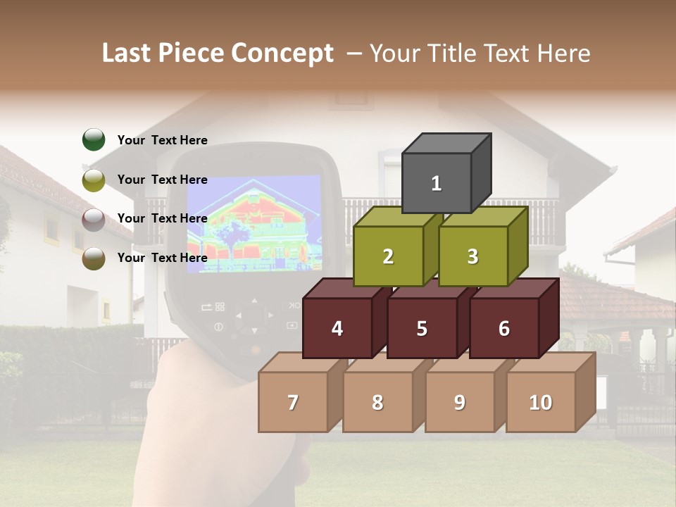Heat Loss In The House PowerPoint Template
