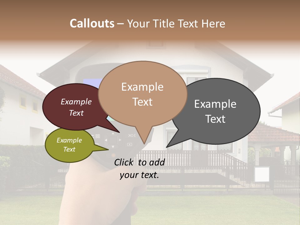 Heat Loss In The House PowerPoint Template