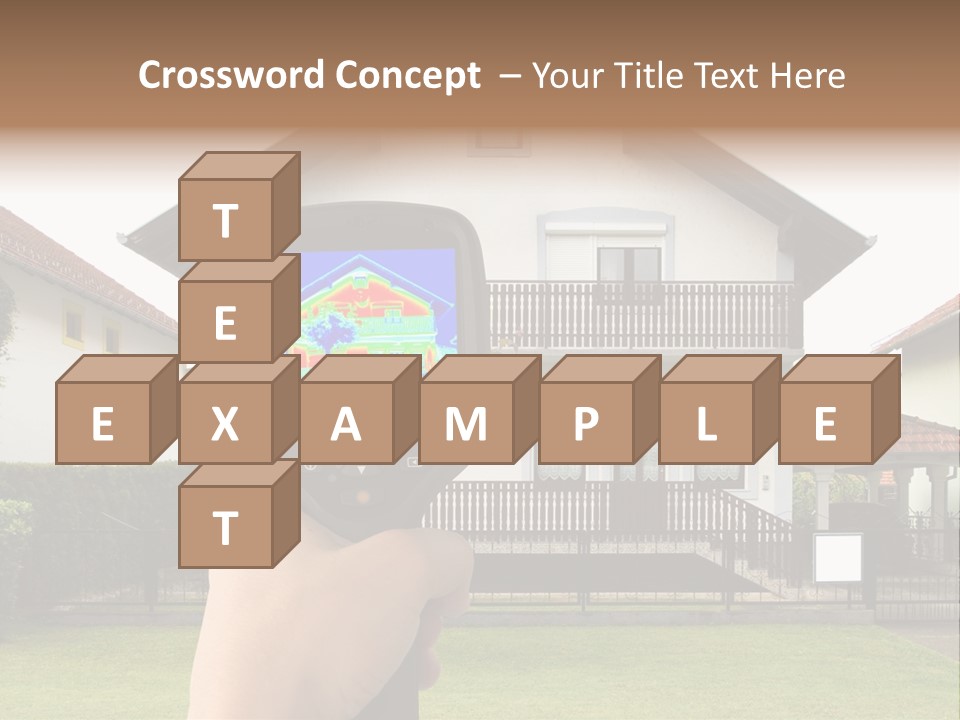 Heat Loss In The House PowerPoint Template