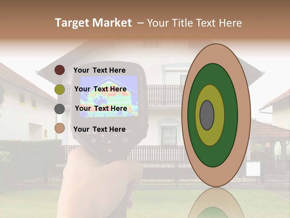 Heat Loss In The House PowerPoint Template