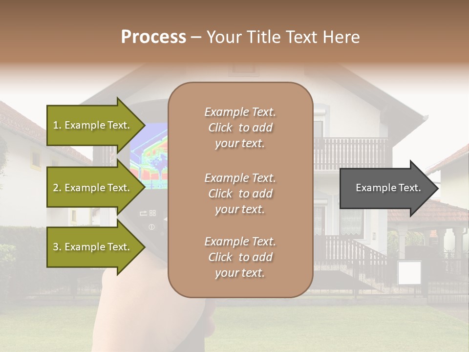 Heat Loss In The House PowerPoint Template