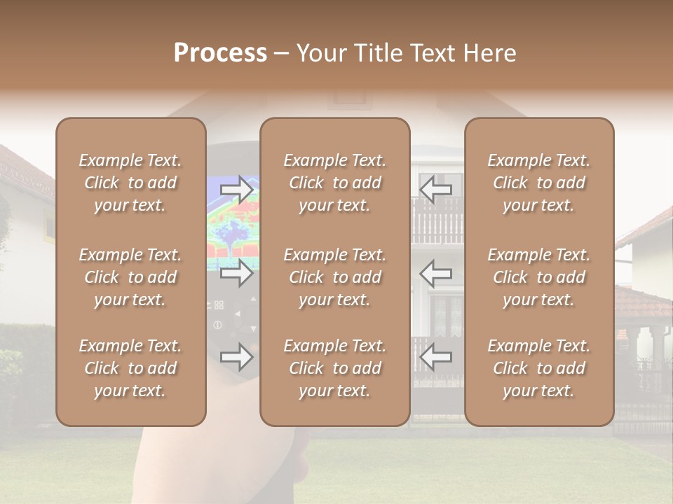 Heat Loss In The House PowerPoint Template