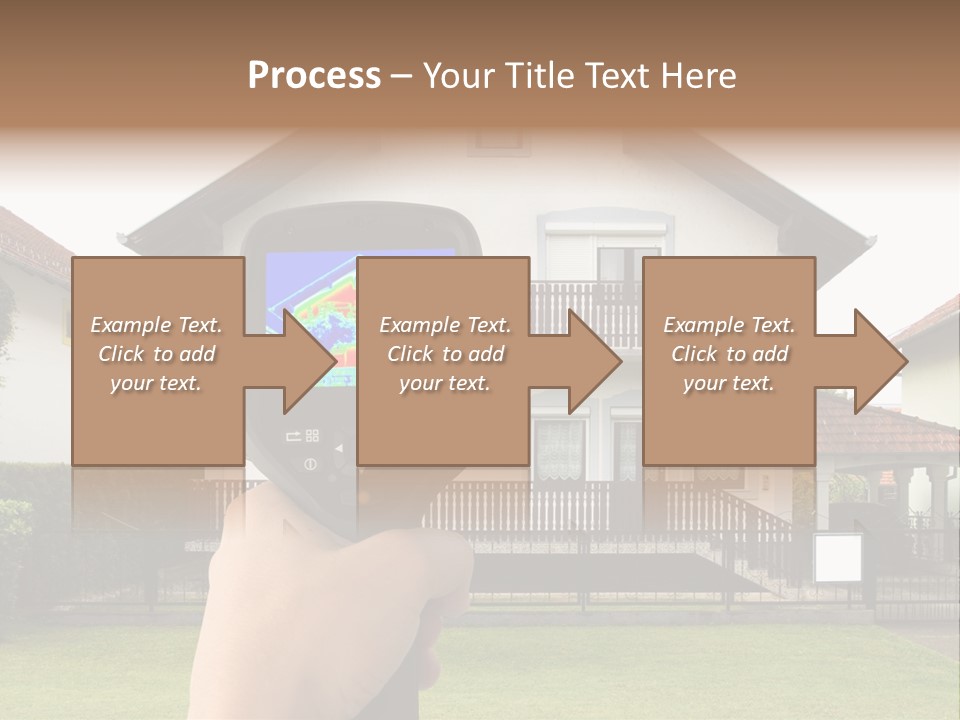 Heat Loss In The House PowerPoint Template