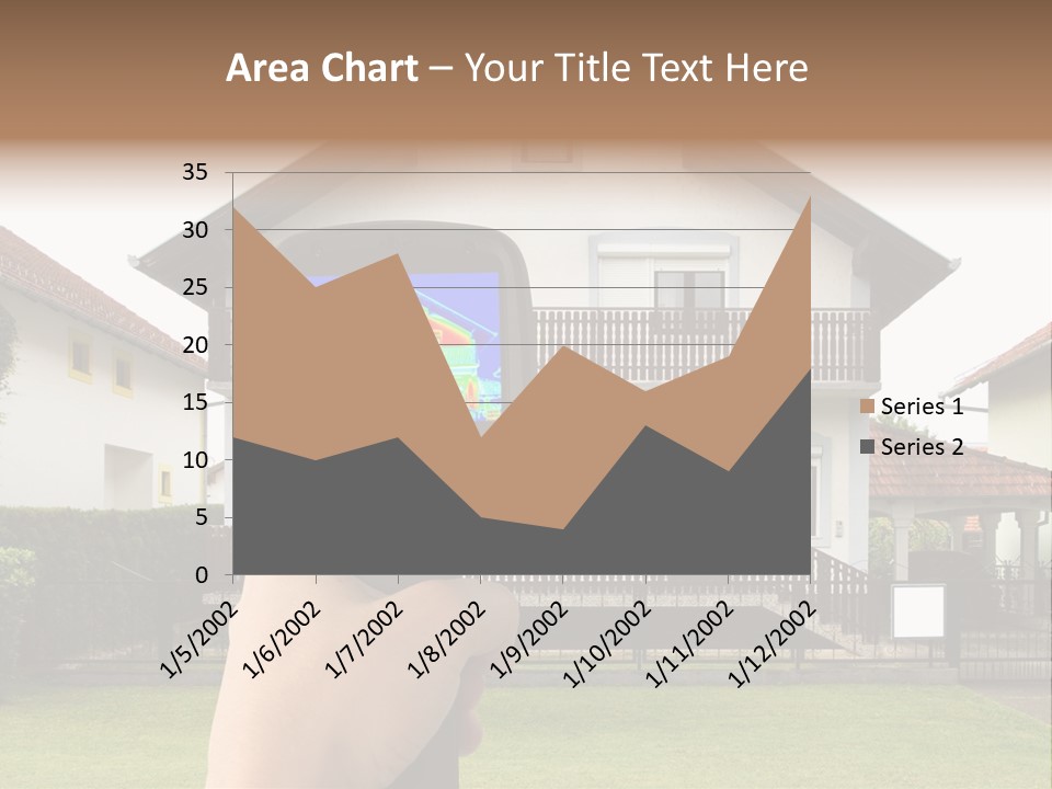 Heat Loss In The House PowerPoint Template