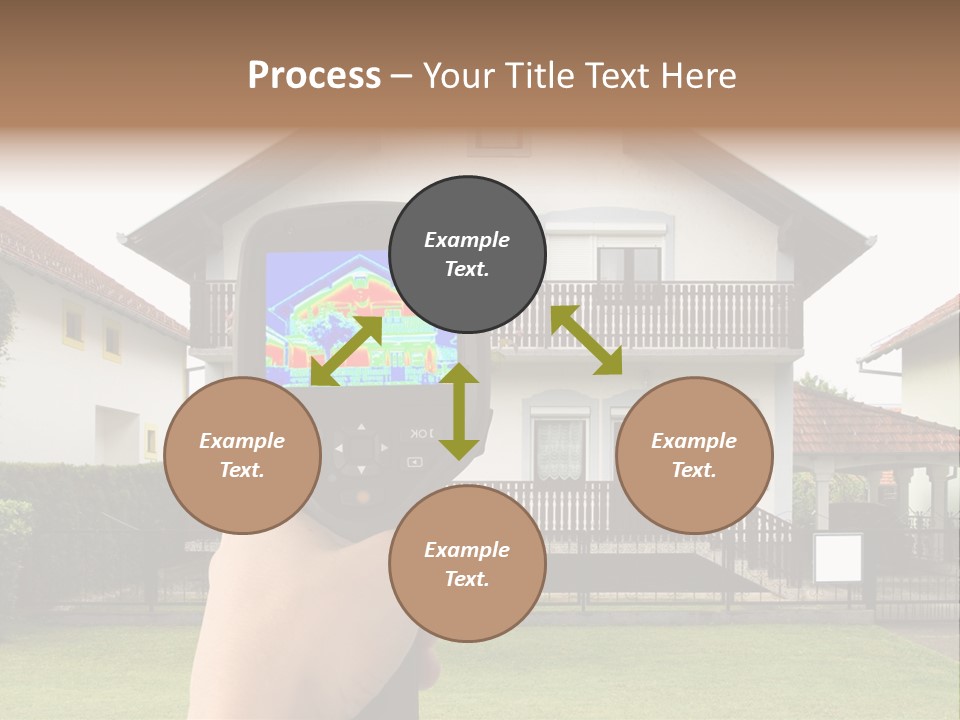 Heat Loss In The House PowerPoint Template