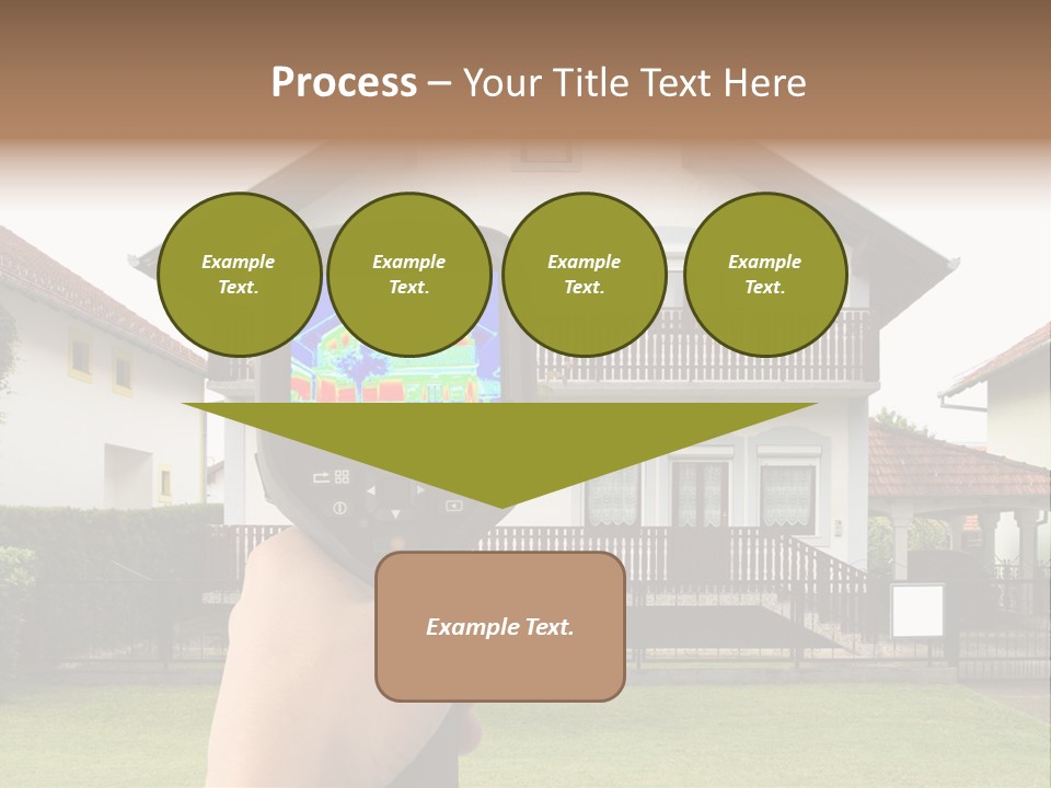 Heat Loss In The House PowerPoint Template