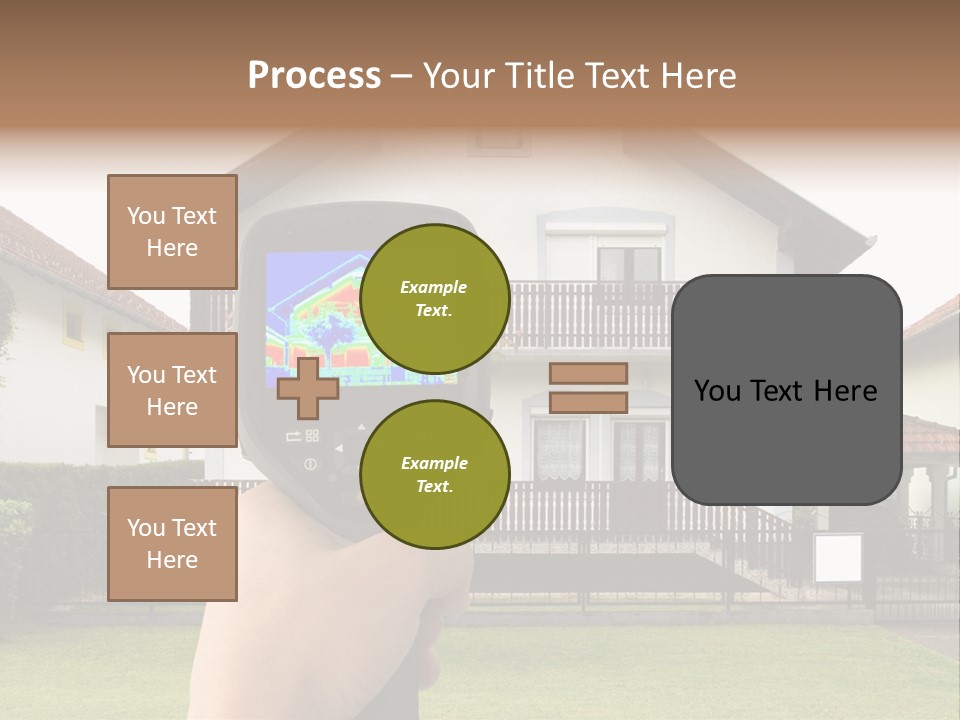Heat Loss In The House PowerPoint Template