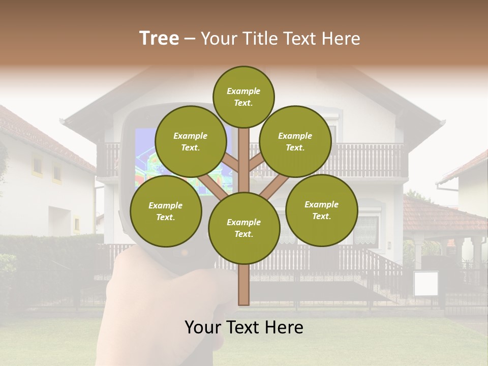 Heat Loss In The House PowerPoint Template