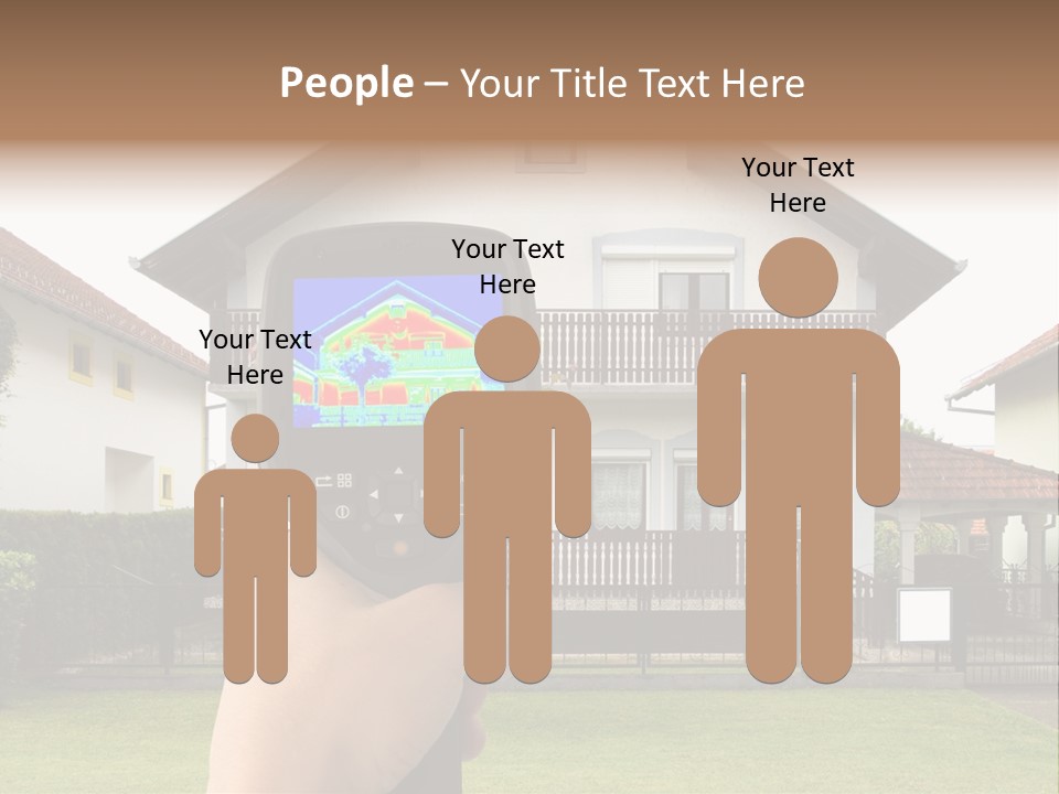 Heat Loss In The House PowerPoint Template
