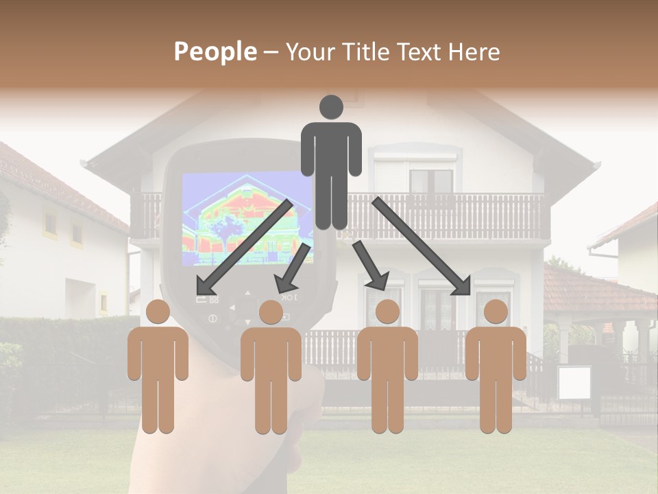 Heat Loss In The House PowerPoint Template