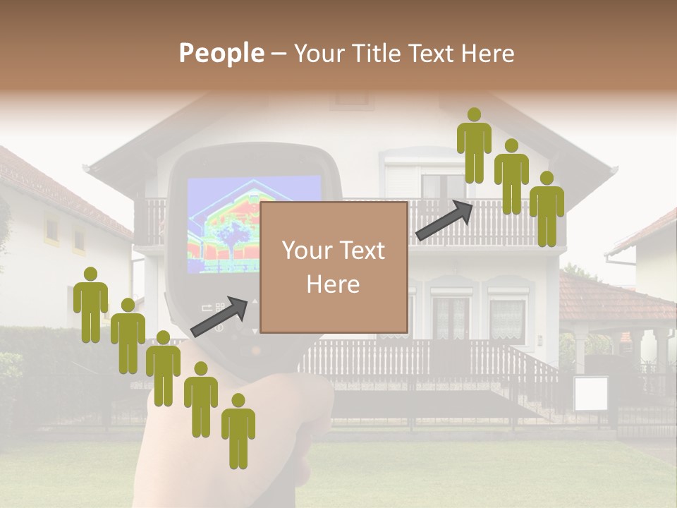 Heat Loss In The House PowerPoint Template