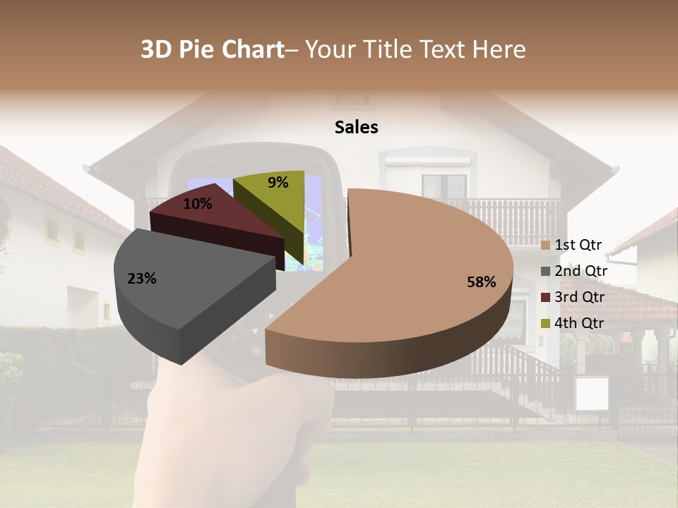 Heat Loss In The House PowerPoint Template