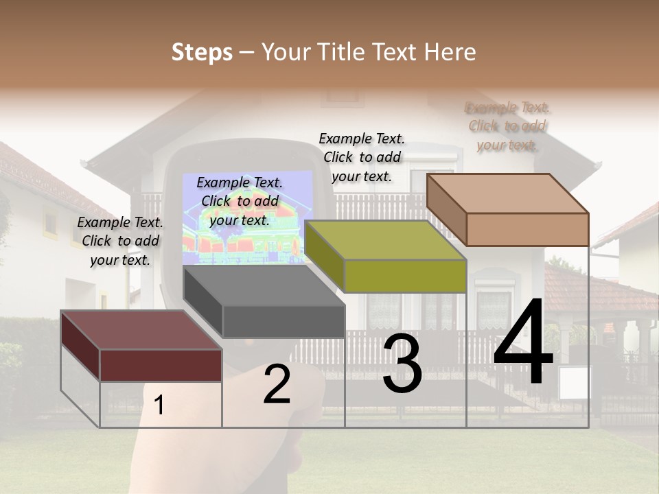 Heat Loss In The House PowerPoint Template