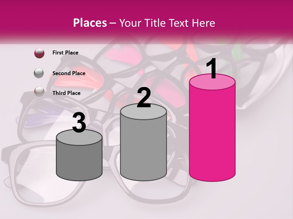 Set Of Glasses PowerPoint Template